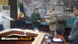 تفاهم نامه همکاری دانشگاه فرهنگیان استان خوزستان و بنیاد حفظ آثار و ارزش های دفاع مقدس خوزستان