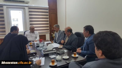 بررسی مصوبات جلسه هماهنگی مسئولین ادارات آموزش و پرورش با دانشگاه فرهنگیان استان خوزستان در خصوص پذیرش دانشجو