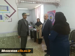 بازدید مدیر کل امور مالی دانشگاه فرهنگیان از پردیس ها ومراکز دانشگاه فرهنگیان استان خوزستان