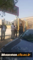 بازدید سرپرست دانشگاه فرهنگیان به همراه معاون اداره کل آموزش و پرورش و مدیر کل نوسازی مدارس استان خوزستان از بناهای جدید واگذار شده به دانشگاه