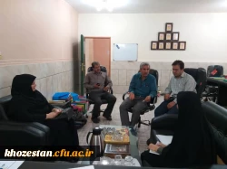 بازدید کارشناس مسئول نظارت ،ارزیابی و تضمین کیفیت استان خوزستان و مسئول روابط عمومی استان از روند مصاحبه با داوطلبان ورود به دانشگاه فرهنگیان