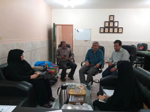 بازدید کارشناس مسئول نظارت ،ارزیابی و تضمین کیفیت استان خوزستان و مسئول روابط عمومی استان از روند مصاحبه با داوطلبان ورود به دانشگاه فرهنگیان