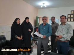 بازدید کارشناس مسئول نظارت ،ارزیابی و تضمین کیفیت استان خوزستان و مسئول روابط عمومی استان از روند مصاحبه با داوطلبان ورود به دانشگاه فرهنگیان