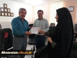 بازدید کارشناس مسئول نظارت ،ارزیابی و تضمین کیفیت استان خوزستان و مسئول روابط عمومی استان از روند مصاحبه با داوطلبان ورود به دانشگاه فرهنگیان