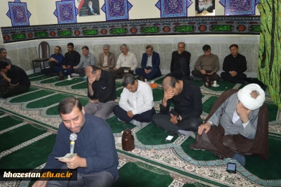 برگزاری مراسم پرفیض زیارت عاشورا در مدیریت امور پردیس های استان خوزستان
