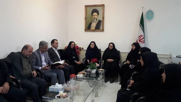 معارفه دکتر بابائی به عنوان معاونت توسعه منابع و امور دانشجویی پردیس فاطمه الزهرا اهواز