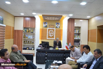 برگزاری جلسه با موضوعیت بررسی مشکلات انتخاب واحد دانشجویان در مدیریت امور پردیس های استان خوزستان
