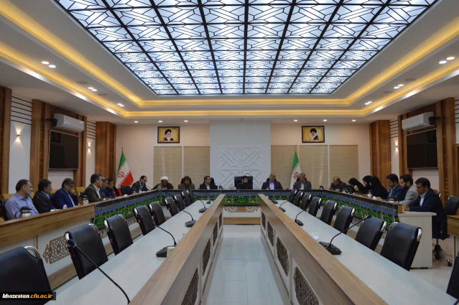 برگزاری جلسه هیأت امنای دانشگاه فرهنگیان استان خوزستان