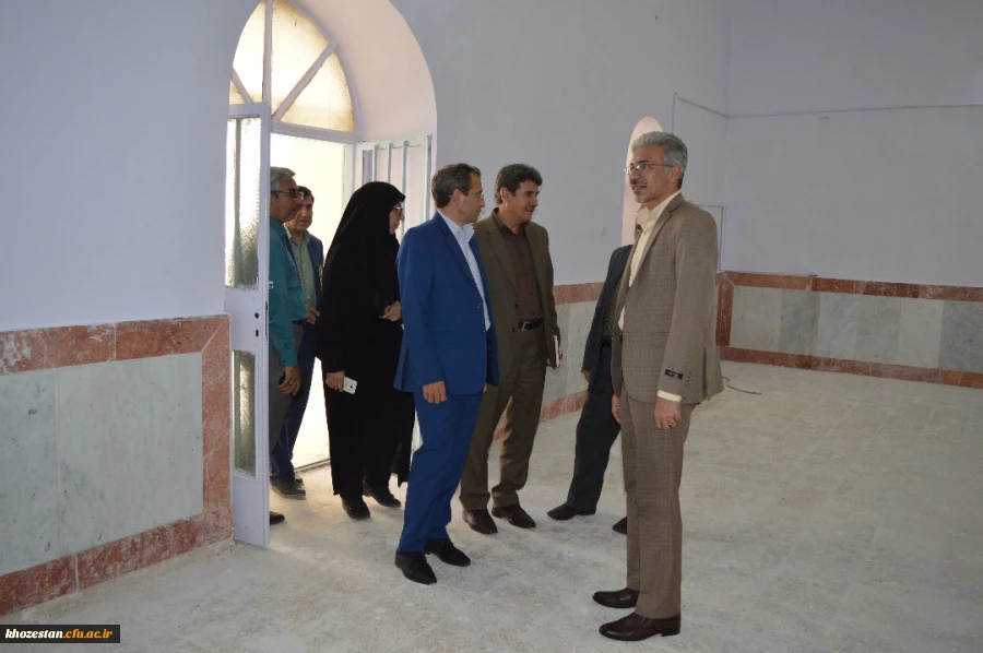 بازدید معاونت محترم پژوهشی دانشگاه فرهنگیان از پردیس فاطمه زهرا (س) اهواز 