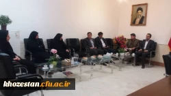برگزاری جلسه مدیر کل پژوهش دانشگاه فرهنگیان در پردیس فاطمه زهرا (س) اهواز 