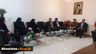برگزاری جلسه مدیر کل پژوهش دانشگاه فرهنگیان در پردیس فاطمه زهرا (س) اهواز 