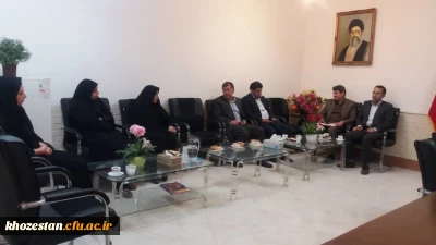 برگزاری جلسه مدیر کل پژوهش دانشگاه فرهنگیان در پردیس فاطمه زهرا (س) اهواز 