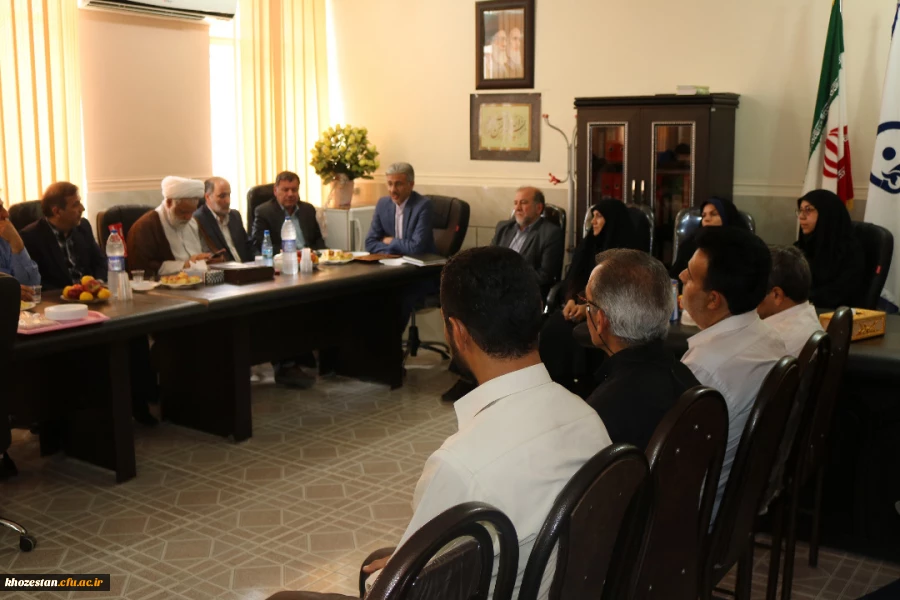 تودیع و معارفه سرپرستان سابق و جدید پردیس حضرت رسول اکرم (ص) اهواز 