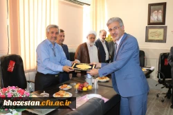 تودیع و معارفه سرپرستان سابق و جدید پردیس حضرت رسول اکرم (ص) اهواز 