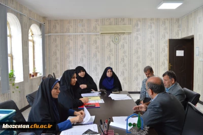 برگزاری جلسه شورای بررسی موارد خاص استان در مدیریت امور پردیس های استان خوزستان