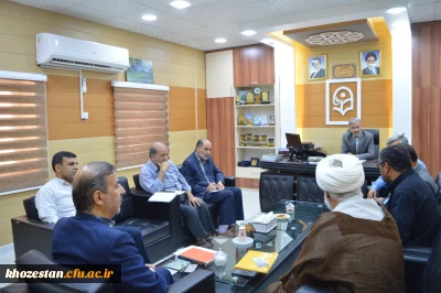 تشکیل اولین جلسه ستاد اربعین حسینی (ع) در مدیریت امور پردیس های استان خوزستان 