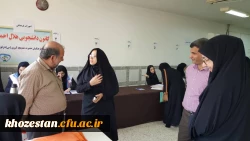 بازدید معاون منابع انسانی و امور دانشجویی مدیریت استان از واحد دانشگاهی خدیجه کبری (س) دزفول 