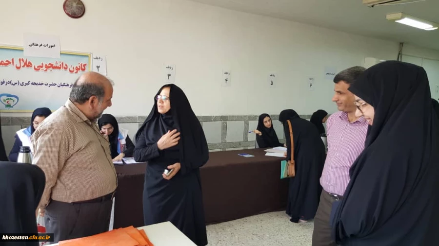 بازدید معاون منابع انسانی و امور دانشجویی مدیریت استان از واحد دانشگاهی خدیجه کبری (س) دزفول 