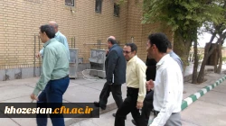 بازدید معاون منابع انسانی و امور دانشجویی استان و کارشناس مسئول ارزیابی و نظارت مدیریت استان از واحد دانشگاهی امام رضا ( ع) اندیمشک