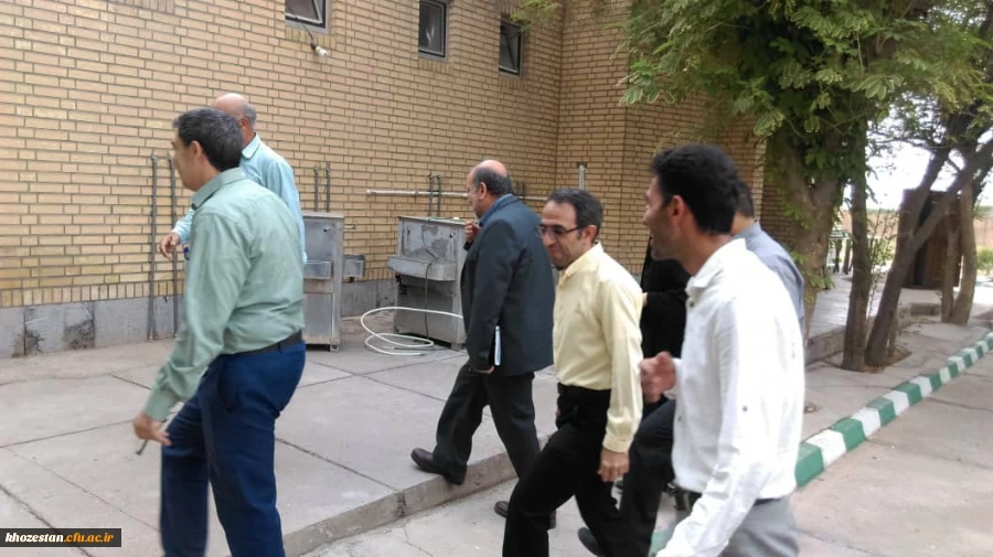 بازدید معاون منابع انسانی و امور دانشجویی استان و کارشناس مسئول ارزیابی و نظارت مدیریت استان از واحد دانشگاهی امام رضا ( ع) اندیمشک