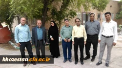 بازدید معاون منابع انسانی و امور دانشجویی استان و کارشناس مسئول ارزیابی و نظارت مدیریت استان از واحد دانشگاهی امام رضا ( ع) اندیمشک