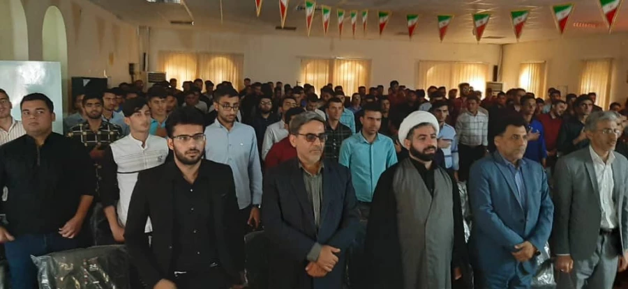 آیین استقبال از نو دانشجو معلمان مرکز آموزش عالی امام جعفر صادق (ع) بهبهان با حضور معاونت فرهنگی و اجتماعی دانشگاه فرهنگیان