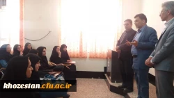 آیین استقبال از نو دانشجو معلمان مرکز آموزش عالی امام جعفر صادق (ع) بهبهان با حضور معاونت فرهنگی و اجتماعی دانشگاه فرهنگیان