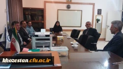 بازدید سرپرست مدیریت امور پردیس های استان خوزستان از پردیس فاطمه الزهرا (س) اهواز