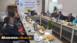 مراسم افتتاحیه مجتمع ورزشی خیر ساز سید هدایت الله جد بابایی واحد آموزش عالی امام جعفر صادق (ع) بهبهان با حضور ریاست محترم دانشگاه فرهنگیان 