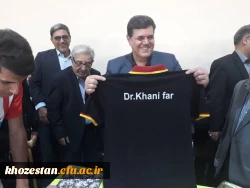 مراسم افتتاحیه مجتمع ورزشی خیر ساز سید هدایت الله جد بابایی واحد آموزش عالی امام جعفر صادق (ع) بهبهان با حضور ریاست محترم دانشگاه فرهنگیان