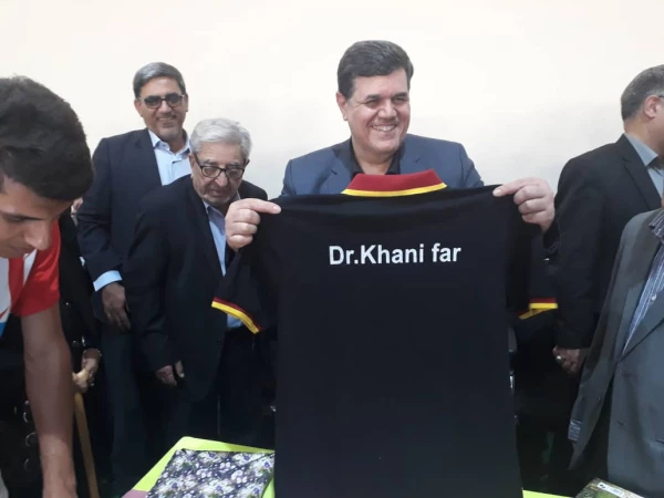 مراسم افتتاحیه مجتمع ورزشی خیر ساز سید هدایت الله جد بابایی واحد آموزش عالی امام جعفر صادق (ع) بهبهان با حضور ریاست محترم دانشگاه فرهنگیان