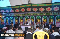 بازدید رییس دانشگاه فرهنگیان کشور و هیأت همراه از موکب اربعین حسینی دانشگاه فرهنگیان خوزستان مستقر در مرز چذابه