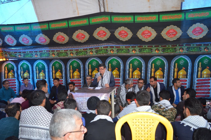 بازدید رییس دانشگاه فرهنگیان کشور و هیأت همراه از موکب اربعین حسینی دانشگاه فرهنگیان خوزستان مستقر در مرز چذابه