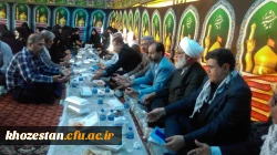 بازدید رییس دانشگاه فرهنگیان کشور و هیأت همراه از موکب اربعین حسینی دانشگاه فرهنگیان خوزستان مستقر در مرز چذابه