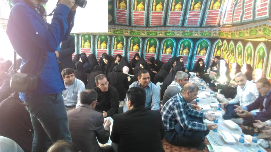 بازدید رییس دانشگاه فرهنگیان کشور و هیأت همراه از موکب اربعین حسینی دانشگاه فرهنگیان خوزستان مستقر در مرز چذابه