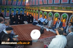 بازدید رییس دانشگاه فرهنگیان کشور و هیأت همراه از موکب اربعین حسینی دانشگاه فرهنگیان خوزستان مستقر در مرز چذابه