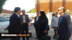 بازدید مدیر کل خدمات و رفاه دانشجویی و معاونت دانشجویی دانشگاه فرهنگیان از پردیس فاطمه زهرا (س)اهواز