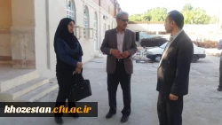 بازدید مدیر کل خدمات و رفاه دانشجویی و معاونت دانشجویی دانشگاه فرهنگیان از پردیس فاطمه زهرا (س)اهواز