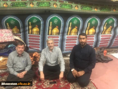 بازدید سرپرست مدیریت امور پردیس های استان خوزستان از موکب الحسین (ع) دانشگاه فرهنگیان خوزستان در مرز چذابه