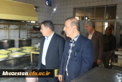 بازدید معاونت محترم دانشجویی  و مدیر کل حوزه دانشجویی دانشگاه فرهنگیان از پردیس رسول اکرم (ص) اهواز