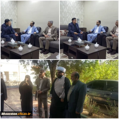 نشست صمیمی ریاست محترم دانشگاه فرهنگیان با سرپرست محترم اداره کل آموزش وپرورش استان خوزستان