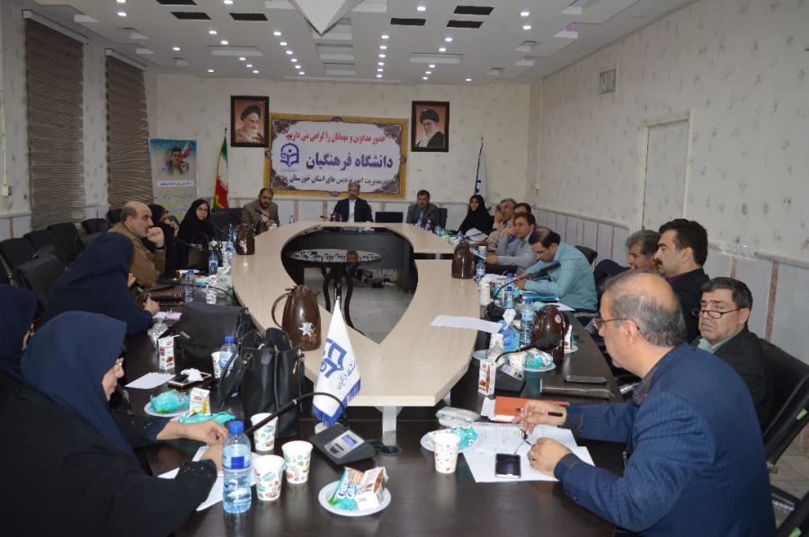 برگزاری اولین جلسه شورای پژوهشی استان در مدیریت امور پردیس های استان خوزستان 