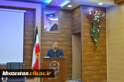 سرپرست مدیریت امور پردیس های استان خوزستان موفقیت و بالندگی دانشگاه فرهنگیان را مرهون توکل الهی و توسل به اهل بیت ، اراده،تلاش،پشتکار دانست 