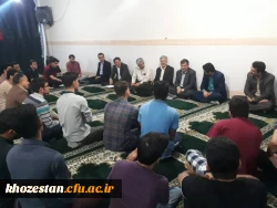 حضور سرپرست مدیریت امور پردیس های استان خوزستان در جمع اساتید و دانشجو معلمان پردیس حضرت رسول اکرم (ص) اهواز