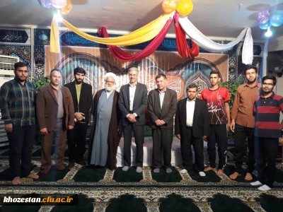 مراسم میلاد با سعادت حضرت ختمی مرتبت حضرت محمد مصطفی (ص) در پردیس رسول اکرم (ص) با حضور سرپرست مدیریت امور پردیس های استان خوزستان 