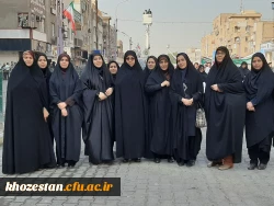 حضور سرپرست مدیریت امور پردیس های استان خوزستان در مراسم راهپیمایی حمایت از اقتدار و امنیت کشور