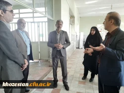 بازدید مدیر کل امور مالی سازمان مرکزی از پردیس ها و مراکز استان خوزستان