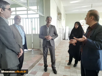 بازدید مدیر کل امور مالی سازمان مرکزی از پردیس ها و مراکز استان خوزستان
