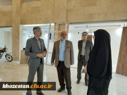 بازدید مدیر کل امور مالی سازمان مرکزی از پردیس ها و مراکز استان خوزستان