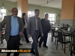 بازدید مدیر کل امور مالی سازمان مرکزی از پردیس ها و مراکز استان خوزستان